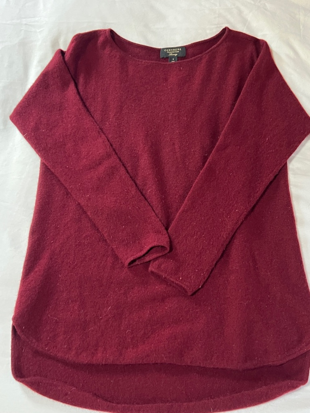Charter Club Cashmere Raglan Sweater, size Small, Crantini color